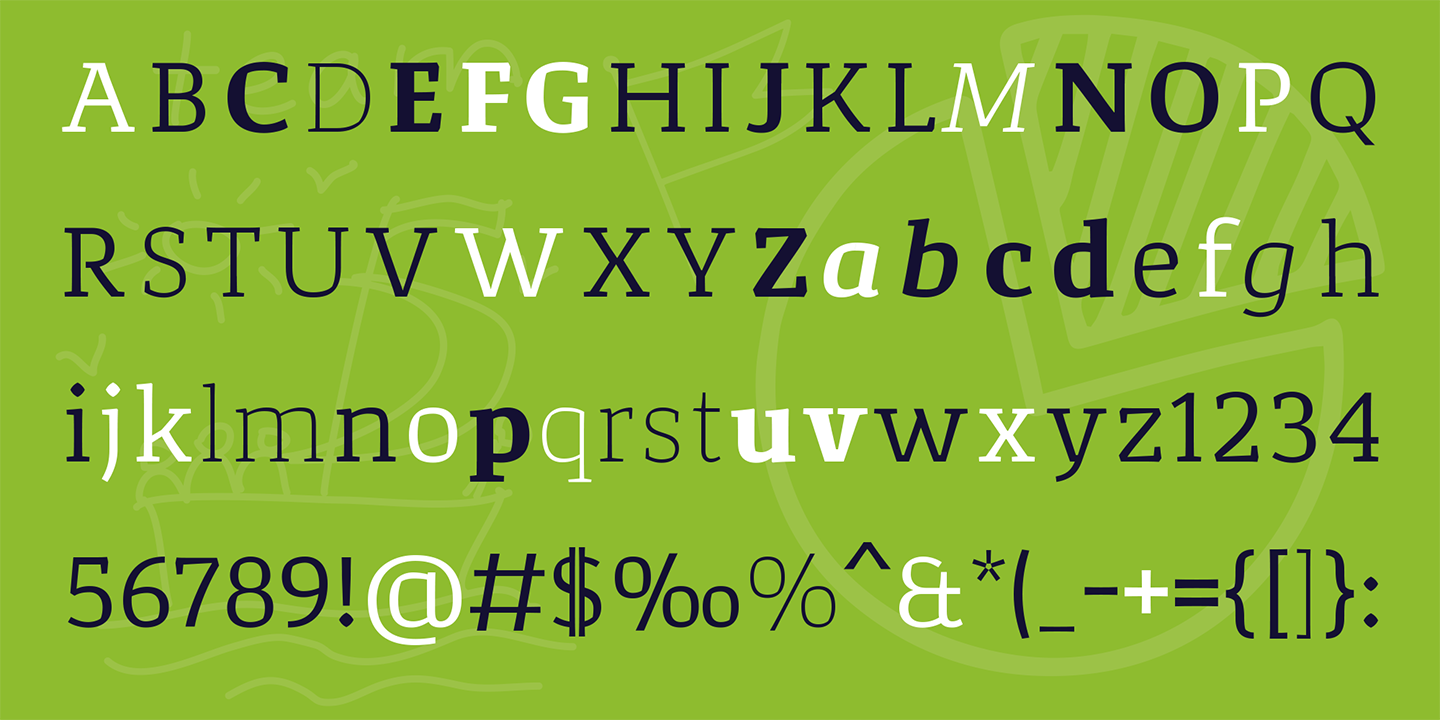 Ejemplo de fuente Corpo Serif SemiBold italic